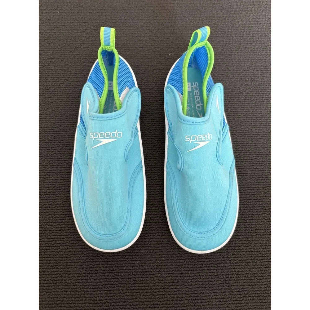 Speedo The Original Surfwalker Kids XL Water Shoe‎ Fits US Size 11/12 Turquoise